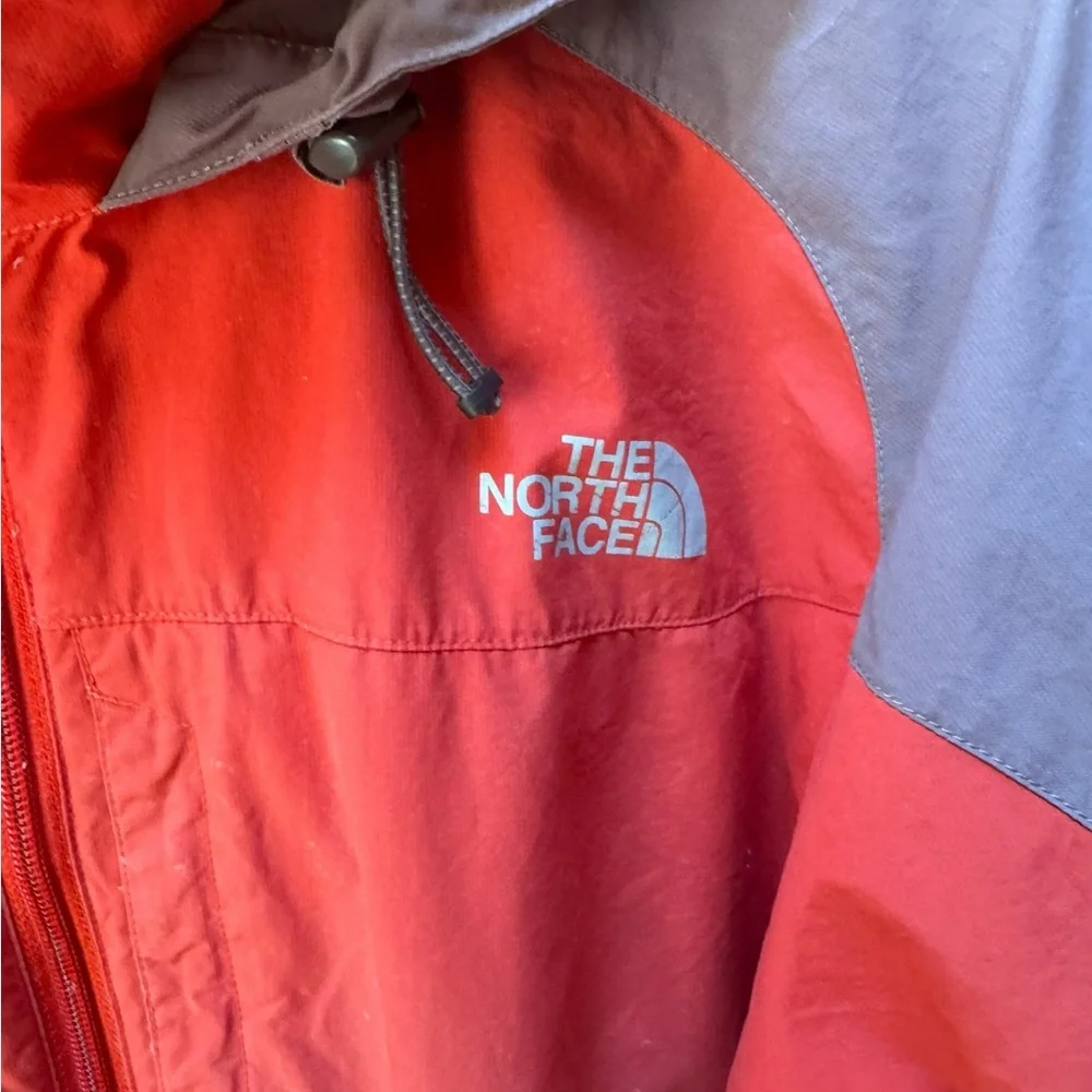 The North Face Burnt‎ Orange & Gray Hydrenalite Lightweight Zip Up Jacket